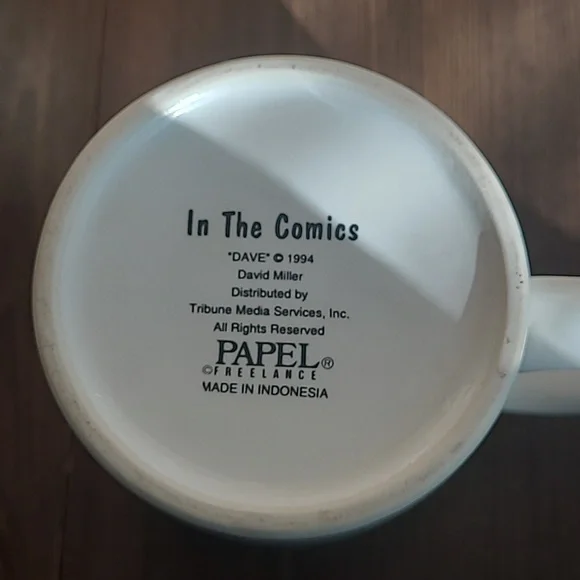 VTG 1994 IN THE COMICS 'DAVE' MUG - Picture 8 of 8